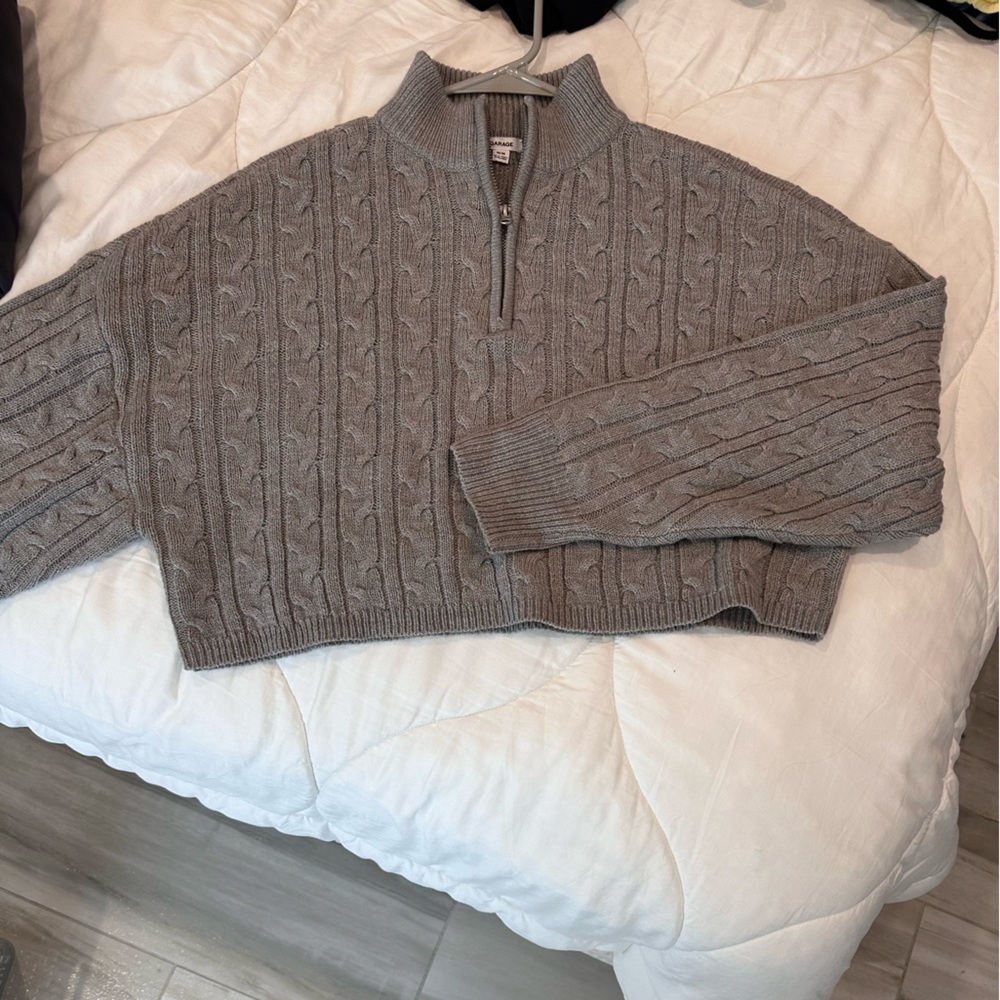 Garage Cropped Quarter Zip - Picture 4 of 4
